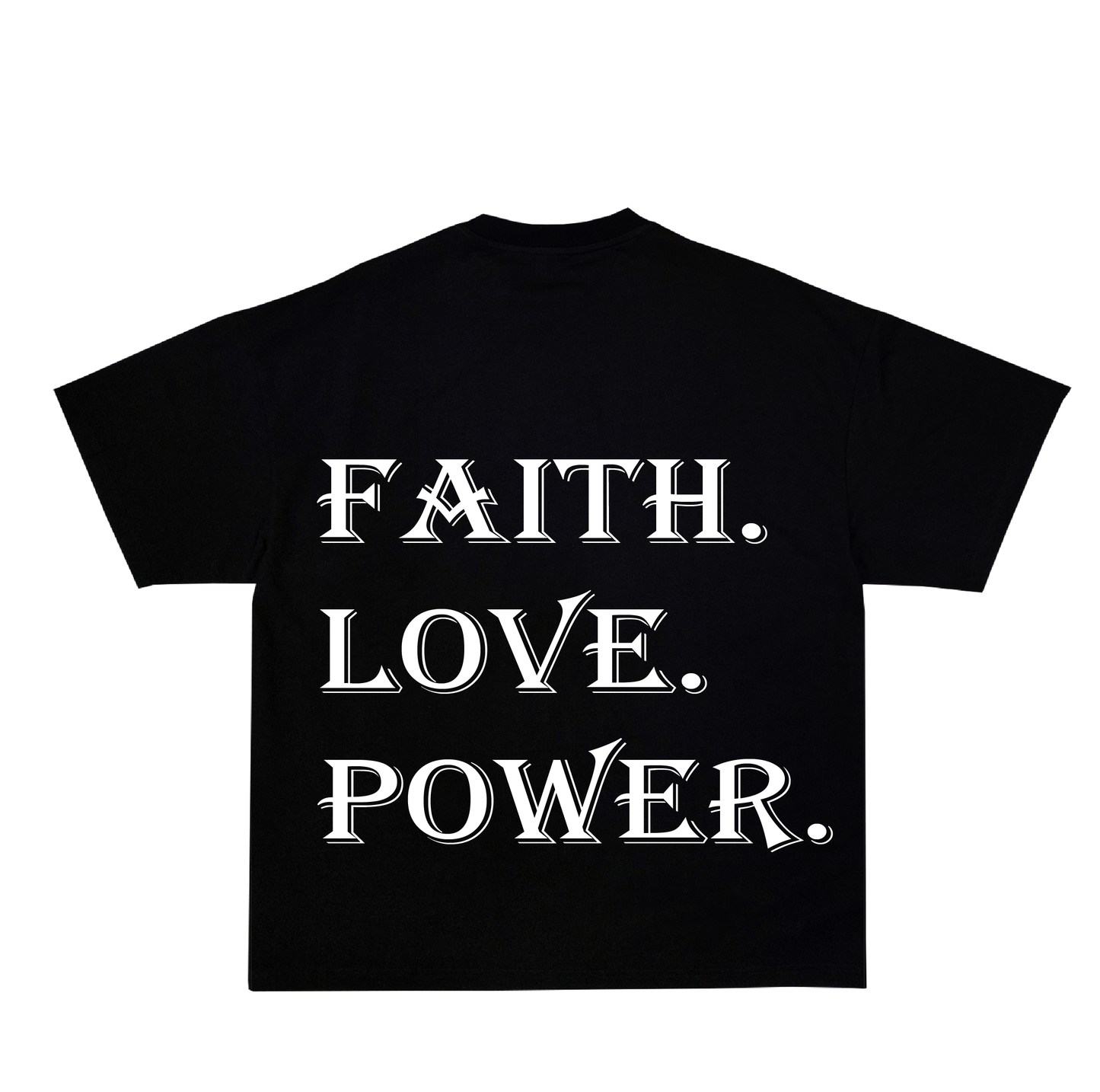 "The Spiritually Divine" Black Branded T-shirt