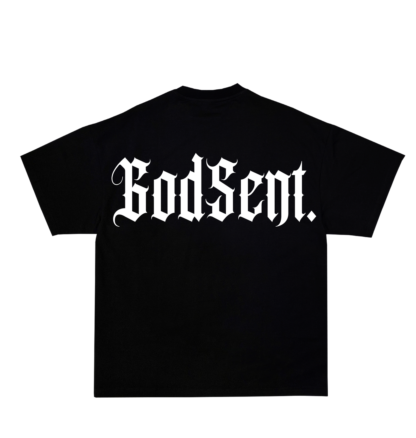 "GIFT OF GOD" Oversized Black T-shirt